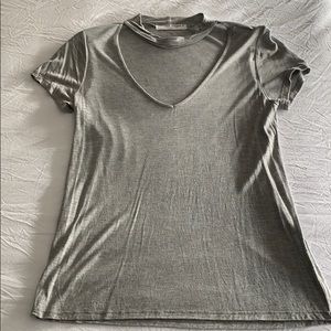 Grey project social T-shirt